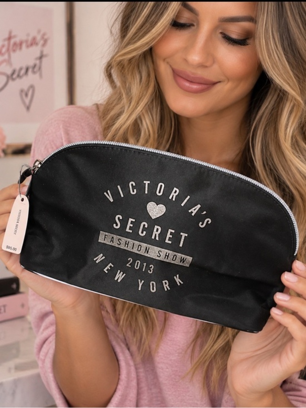 NWT Victoria’s Secret 2013 Fashion Show New York Cosmetic Bag